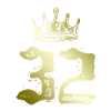 32 Number crown