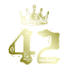 42 Number crown