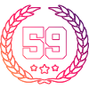 59 Number wreath