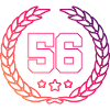 56 Number wreath