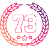 73 Number wreath