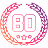80 Couronne numéro