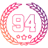 94 Number wreath