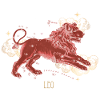 Leo Constellation Celestial Map