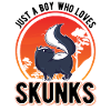 Stinktier Junge Skunk