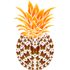 Animal Gift Pineapple Butterfly