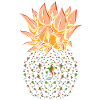 Animal Gift Pineapple Hummingbird