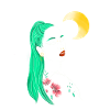 Woman Flowers