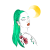 Woman flowers 2