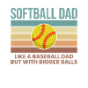 Softball Dad Shirt Geschenk
