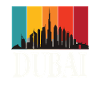 Skyline Dubai Burj Khalifa Emirates Retro UAE