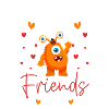 Monster Comic Funny Big Brother