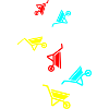 Wheelbarrow symbol