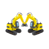 Funny excavator Bagger