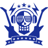 Glam Rock Skull