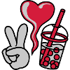 Peace Love Bubble Tea