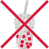 Zone Bubble Tea prohibited