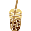 Design Comic Bubble Tea