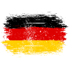 German Flag Brush Stroke