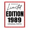 Édition limitée 1989