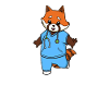 Comic Red Panda Infirmière