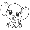 Süßer Elefant