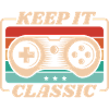 Retro Zocker Sprüche Gaming Geschenk