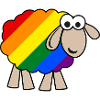 Regenbogen Schaf