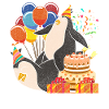 Birthday Animal Gift Penguin
