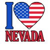 Nevada Usa flag gift