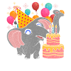 Birthday Animal Gift Elephant