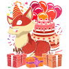Birthday Animal Gift Fox