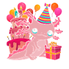 Birthday Party Gift Animal Axolotl