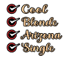 Cool Blonde Arizona single gift