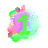 1 number of blobs