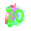20 Number of blobs
