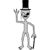 Sir Alien waves friendly