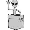 Shirt Bag Science Fiction Alien