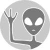 Grey Male Circle Alien
