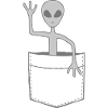 Chest bag Alien waves friendly