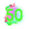 50 Number of blobs