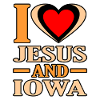 Love Jesus and Iowa gift