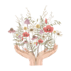 Blumenhände