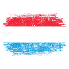 Brushstroke Dutch Flag