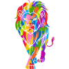 Löwe Bunt