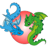 2 Flying Dragons