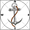 Anchor with Cardinal Points