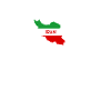 Heartbeat Design Iranian Flag Iran