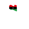 Heartbeat Design Libyan Flag Libya