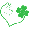 Chat Cloverleaf Coeur Amour